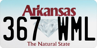 AR license plate 367WML