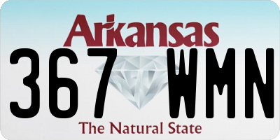 AR license plate 367WMN