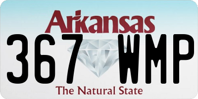 AR license plate 367WMP