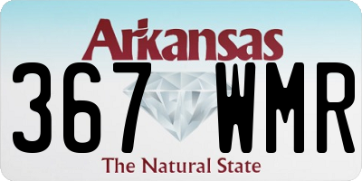 AR license plate 367WMR