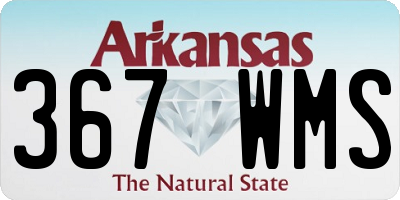 AR license plate 367WMS