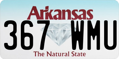 AR license plate 367WMU