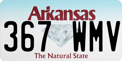 AR license plate 367WMV