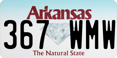 AR license plate 367WMW