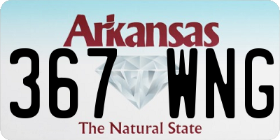 AR license plate 367WNG