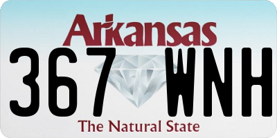 AR license plate 367WNH