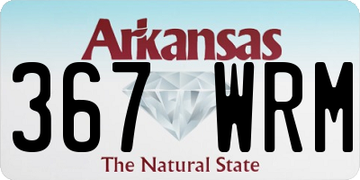 AR license plate 367WRM