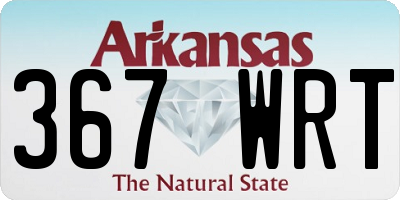 AR license plate 367WRT