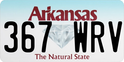 AR license plate 367WRV