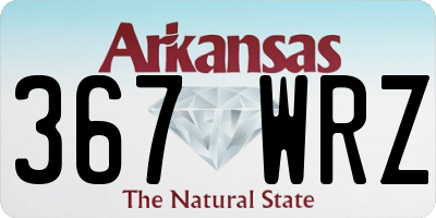 AR license plate 367WRZ