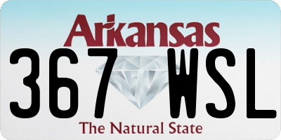 AR license plate 367WSL