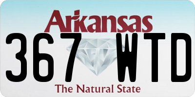 AR license plate 367WTD