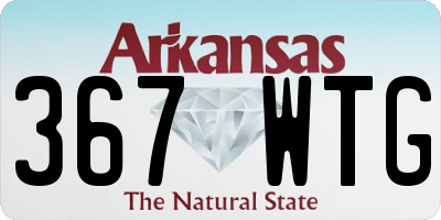AR license plate 367WTG