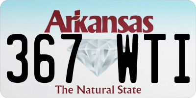 AR license plate 367WTI