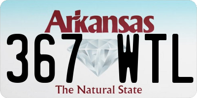 AR license plate 367WTL