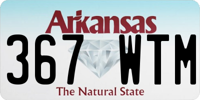 AR license plate 367WTM