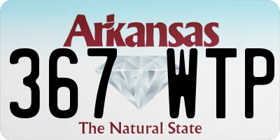 AR license plate 367WTP