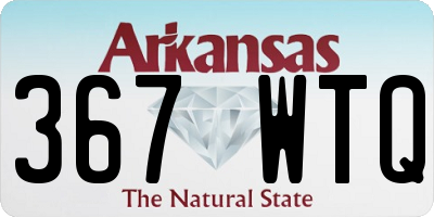 AR license plate 367WTQ