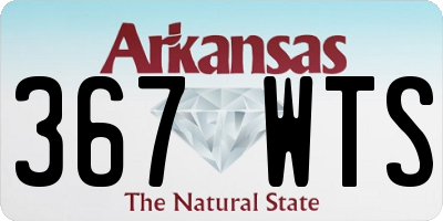 AR license plate 367WTS