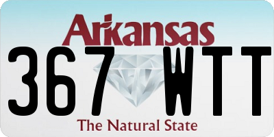AR license plate 367WTT