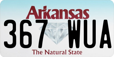 AR license plate 367WUA