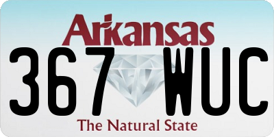 AR license plate 367WUC