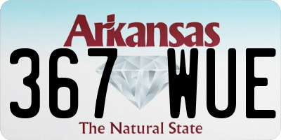 AR license plate 367WUE
