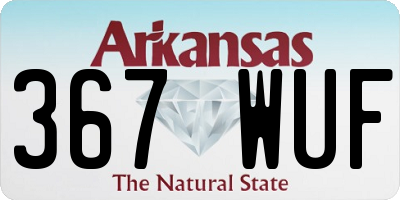 AR license plate 367WUF