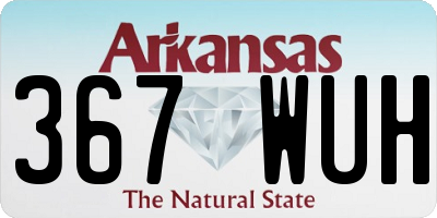 AR license plate 367WUH