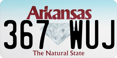 AR license plate 367WUJ
