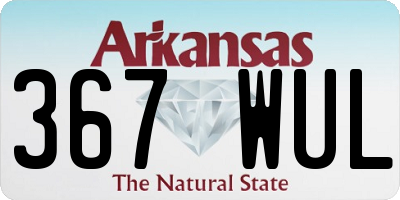 AR license plate 367WUL