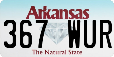 AR license plate 367WUR