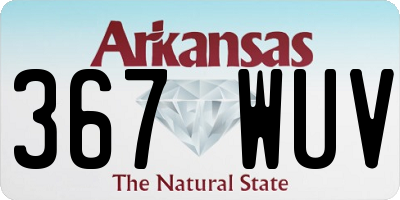 AR license plate 367WUV