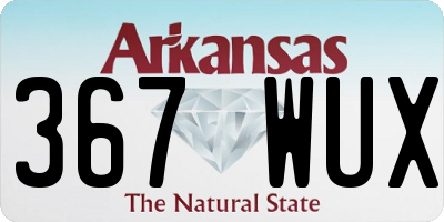 AR license plate 367WUX