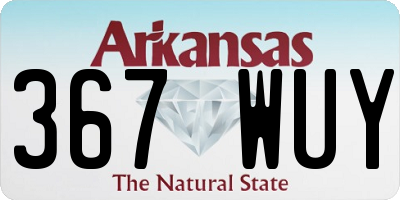 AR license plate 367WUY