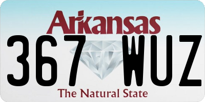 AR license plate 367WUZ