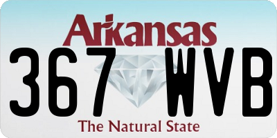 AR license plate 367WVB