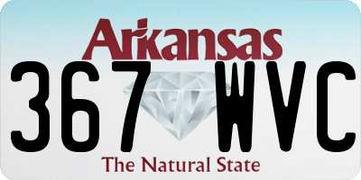 AR license plate 367WVC
