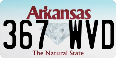 AR license plate 367WVD