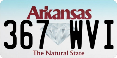 AR license plate 367WVI