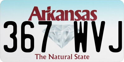 AR license plate 367WVJ