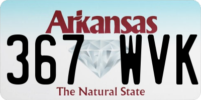 AR license plate 367WVK