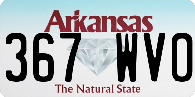 AR license plate 367WVO