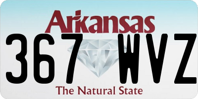 AR license plate 367WVZ