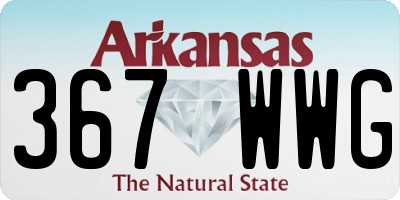 AR license plate 367WWG