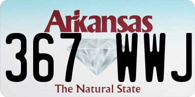 AR license plate 367WWJ