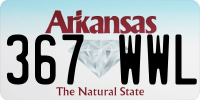 AR license plate 367WWL