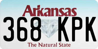 AR license plate 368KPK