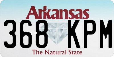 AR license plate 368KPM