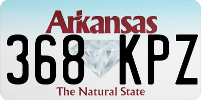 AR license plate 368KPZ